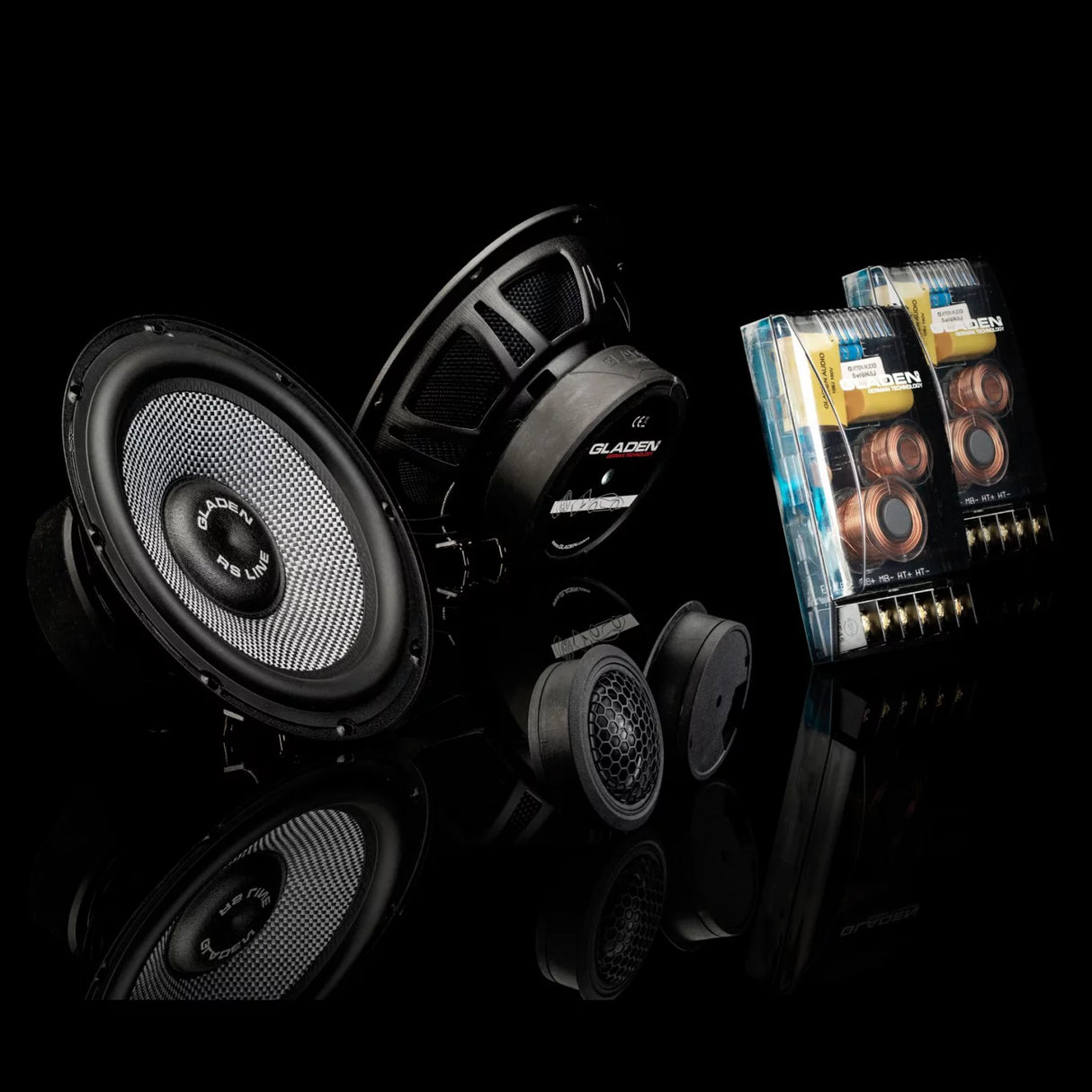 Gladen RS 165-G2 Kit di altoparlanti a 2 vie 165mm 3 Ohm 150W