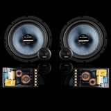Gladen RS-165 SLIM Kit di altoparlanti a 2 vie 165mm 3 Ohm 120W