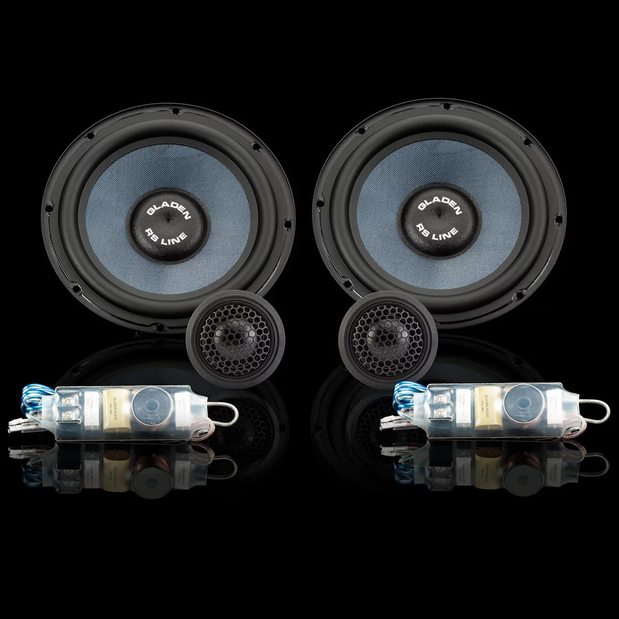 Gladen RS-165 speed-G2 Kit di altoparlanti a 2 vie 165mm 3 Ohm 140W