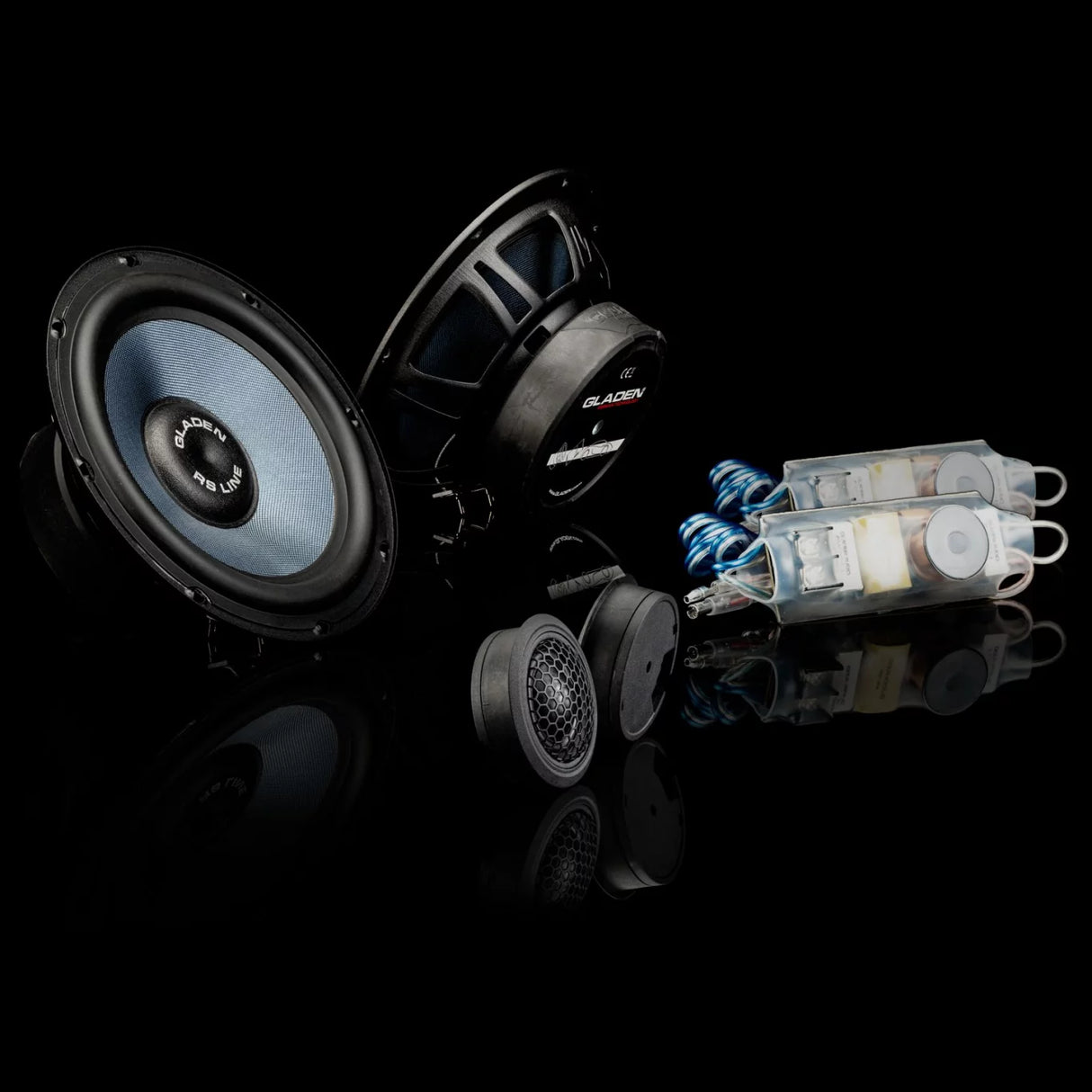 Gladen RS-165 speed-G2 Kit di altoparlanti a 2 vie 165mm 3 Ohm 140W