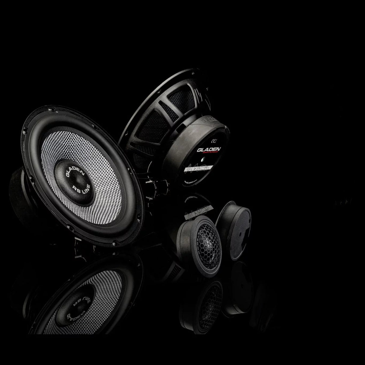 Gladen RS 165AC-G2 Kit di altoparlanti a 2 vie attivo 165mm 3 Ohm 150W