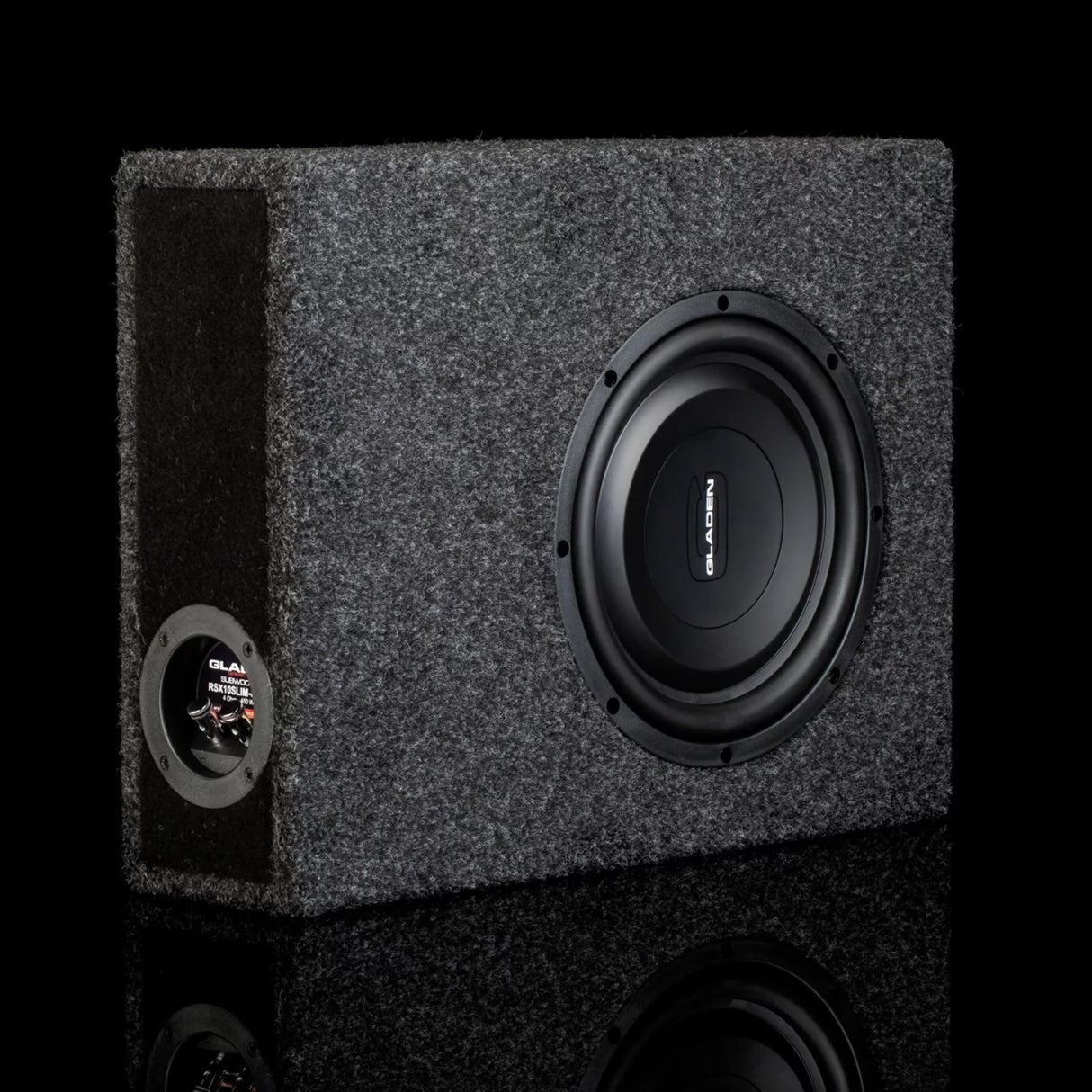 Gladen RSX 10 SLIM SB-CU subwoofer passivo chiuso da 250mm 4 Ohm 500W