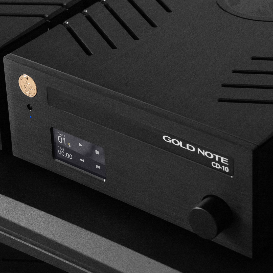Gold Note CD-10 lettore CD high-end compatto con DAC AKM AK4493
