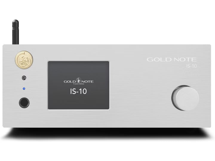 Gold Note IS-10 amplificatore integrato hi-end con DAC e streamer di rete 140W