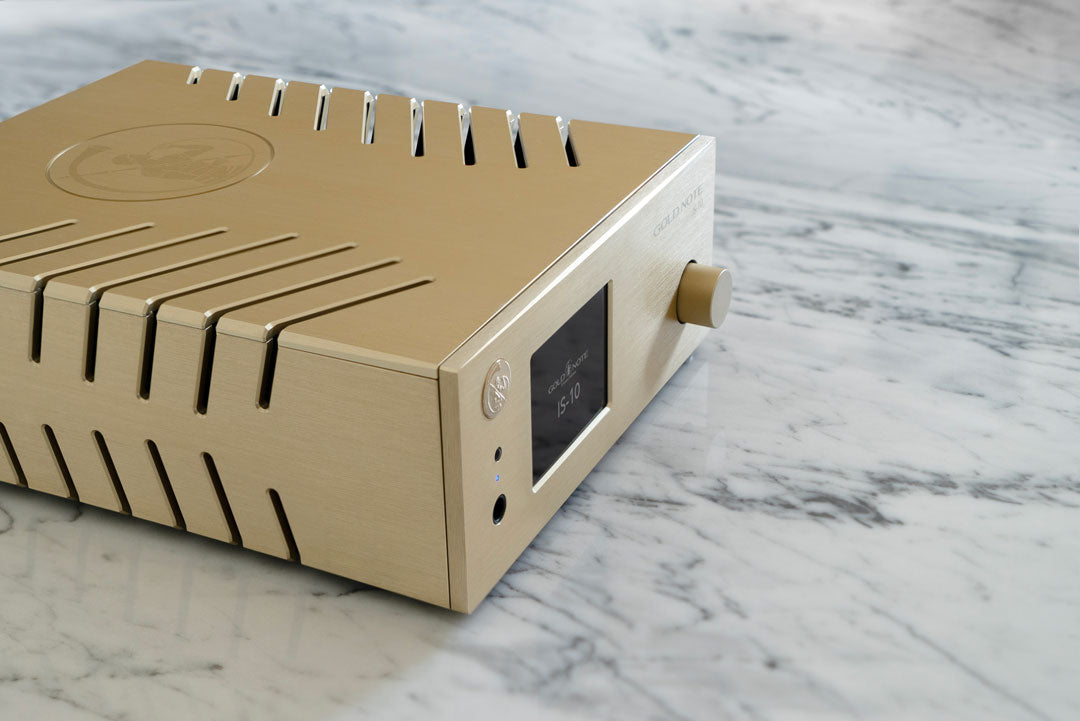 Gold Note IS-10 amplificatore integrato hi-end con DAC e streamer di rete 140W