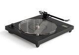 Gold Note T-5 giradischi con trazione a cinghi, piatto in vetro Ultra-Clear e braccio B-5.2