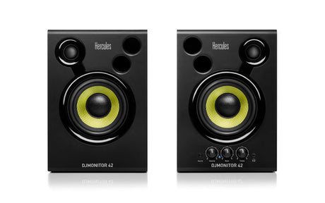 HERCULES DJ MONITOR 42 COPPIA MONITOR DA STUDIO ATTIVI 40W 4" 2 VIE - TechSoundSystem.com