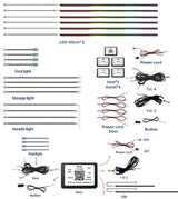 Hardstone HS-UCAL03-A FIBRA OTTICA ACRILICA SEZIONABILE - BLUETOOTH CON APP - RGB/DINAMIC