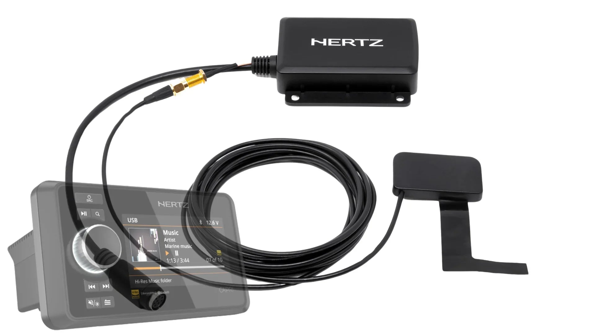 Adattatore Audio Auto Bluetooth Vivavoce Per Auto Trasmettore FM AUX M