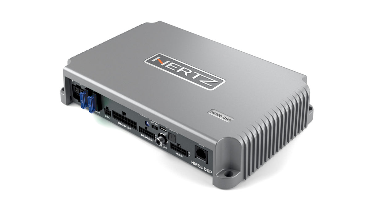 Hertz HMD8 DSP 24V amplificatore marino 8 canali 260W con DSP - 24V