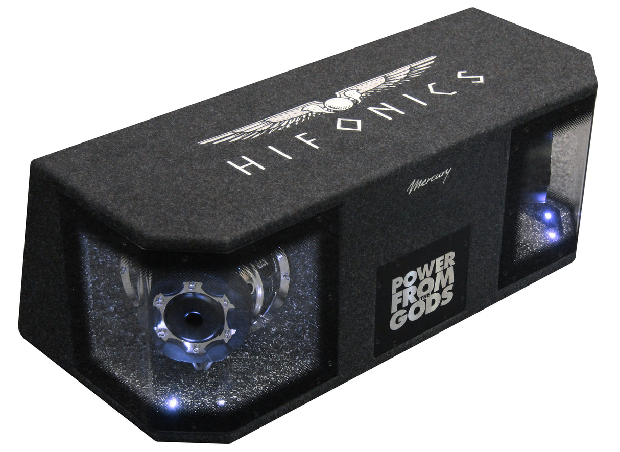 Hifonics MR8DUAL Subwoofer in cassa bandpass doppia da 2 x 200mm 4+4 Ohm 1200W