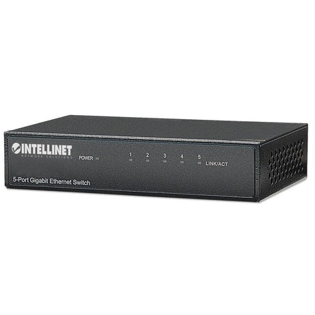 INTELLINET ETHERNET LAN SWITCH GIGABIT CON 5 PORTE RJ45 DA DESKTOP - TechSoundSystem.com