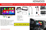 KENWOOD DMX5023DABS +  Kit Fiat Panda dal 2012 e Pandina dal 2024
