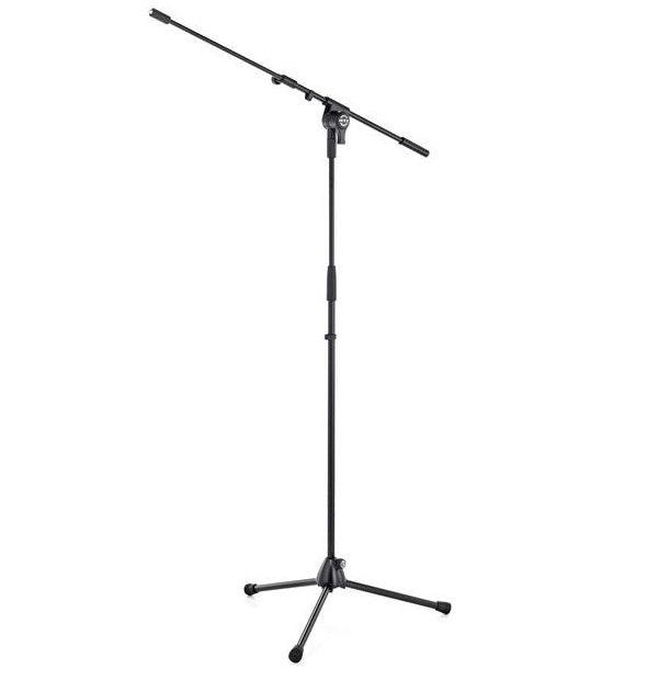 KONIG & MEYER 25600 ASTA MICROFONICA A GIRAFFA TELESCOPICA PROFESSIONALE COLORE NERO - TechSoundSystem.com