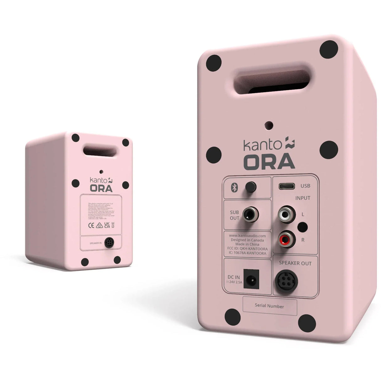 Kanto ORA coppia di diffusori amplificati a due vie da 76 mm 100W