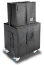 LD SYSTEMS DAVE 12 SET KIT DI BORSE PER IL TRASPORTO DEL SISTEMA PA DAVE 12 G3 1 BORSA SUBWOOFER + 2 BORSE PER SATELLITI COLORE + SKATE CON RUOTE - TechSoundSystem.com