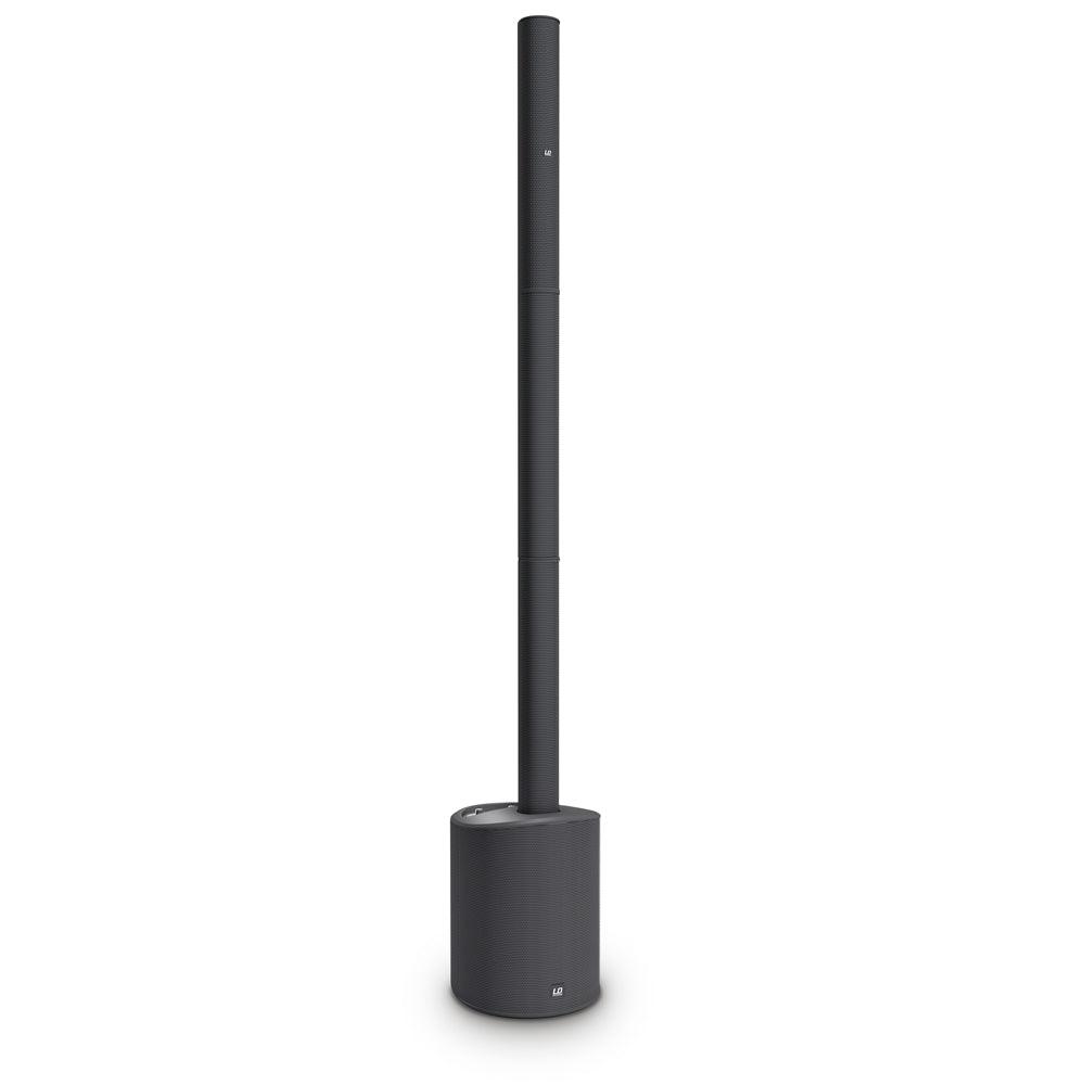 LD SYSTEMS MAUI5-GO SISTEMA PORTATILE A COLONNA BATTERIA RICARICABILE 10 ORE SUBWOOFER SATELLITI MIXER BLUETOOTH NERO - TechSoundSystem.com