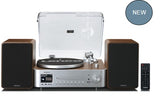 Lenco MC-860WDSI Sistema all-in-one giradischi, lettore CD, Radio DAB+, FM, Bluetooth 5.3, diffusori 30W
