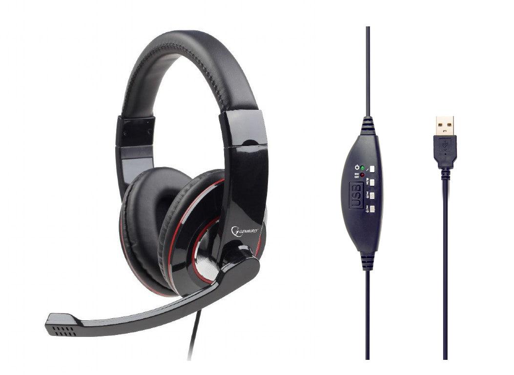 GEMBIRD CUFFIE STEREO USB - TechSoundSystem.com
