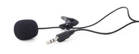 GEMBIRD MIC-211-B MICROFONO CON CLIP DI COLORE NERO - TechSoundSystem.com