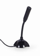GEMBIRD MICROFONO USB DA TAVOLO, NERO - TechSoundSystem.com