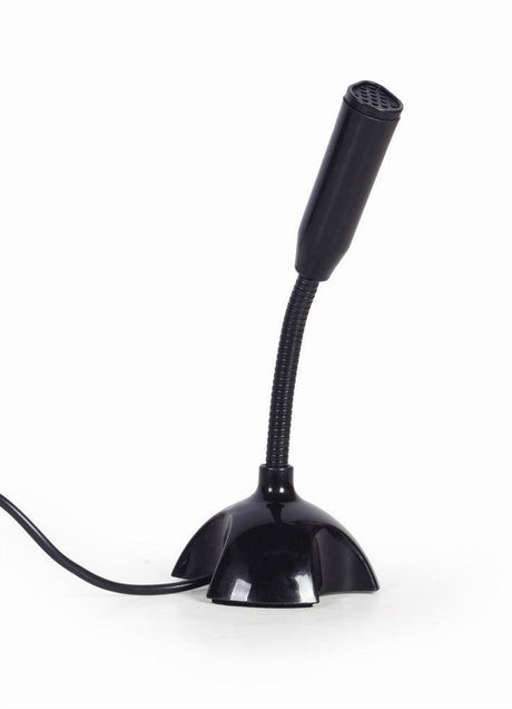 GEMBIRD MICROFONO USB DA TAVOLO, NERO - TechSoundSystem.com