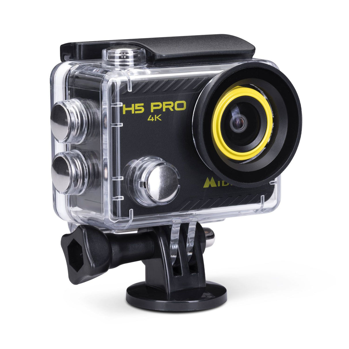 MIDLAND H5 PRO ACTION CAMERA 4K WATERPROOF 30MT BATTERIA LI-ION 1050MAH ACCESSORI