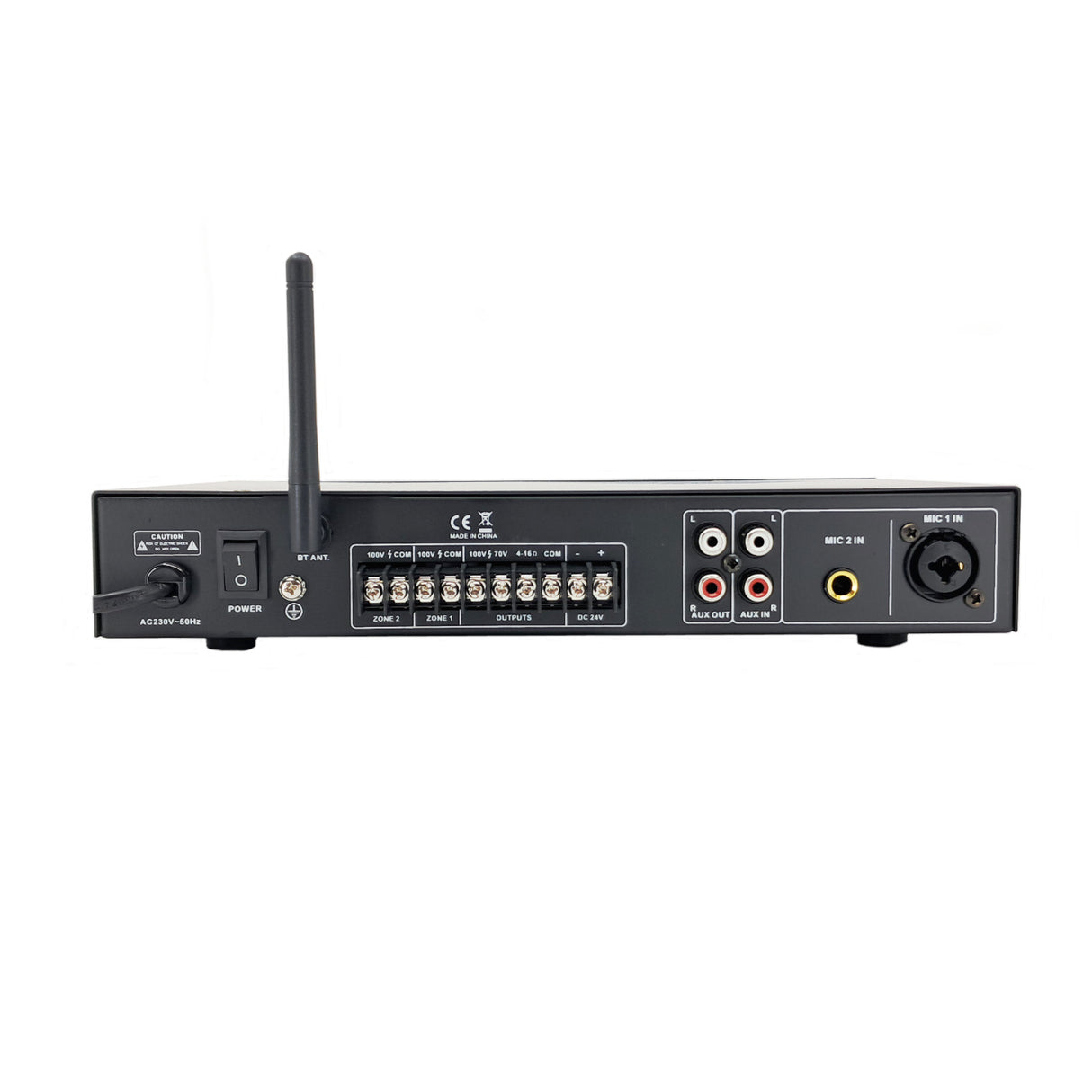 Master Audio MY2060 Amplificatore PA 2 zone compatto 60W con lettore MP3 e BLUETOOTH
