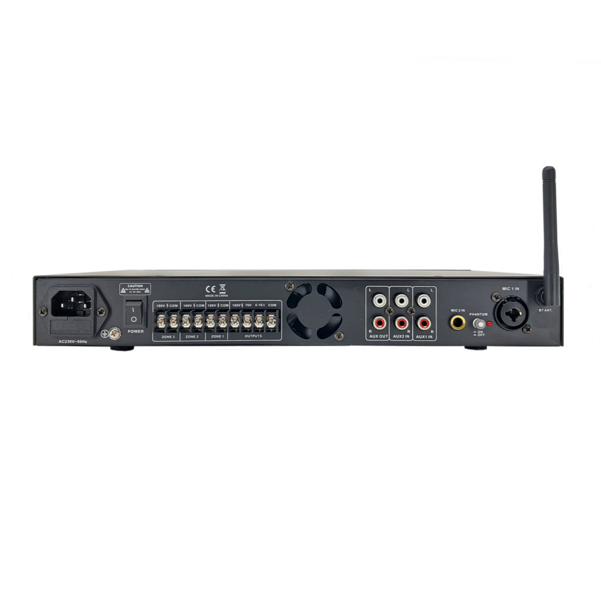 Master Audio MY3240 Amplificatore PA 3 zone compatto 240W con lettore MP3 e BLUETOOTH