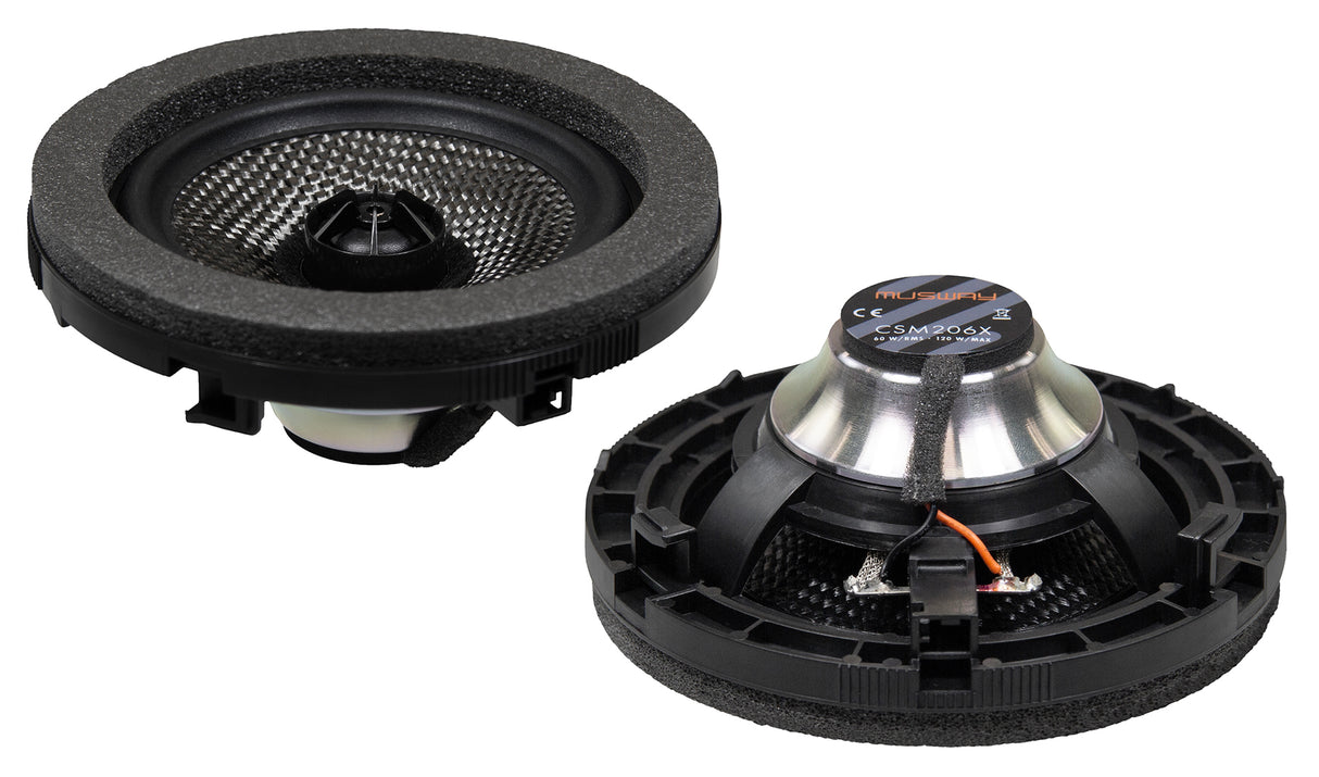 Musway CSM206X kit per MB classe C a 2 vie coassiali da 100mm e 120W