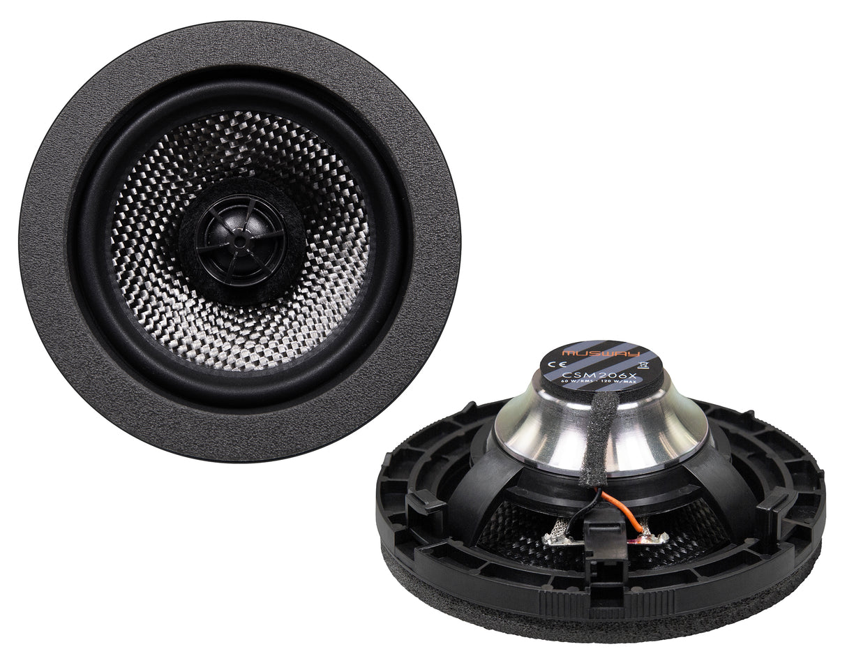 Musway CSM206X kit per MB classe C a 2 vie coassiali da 100mm e 120W
