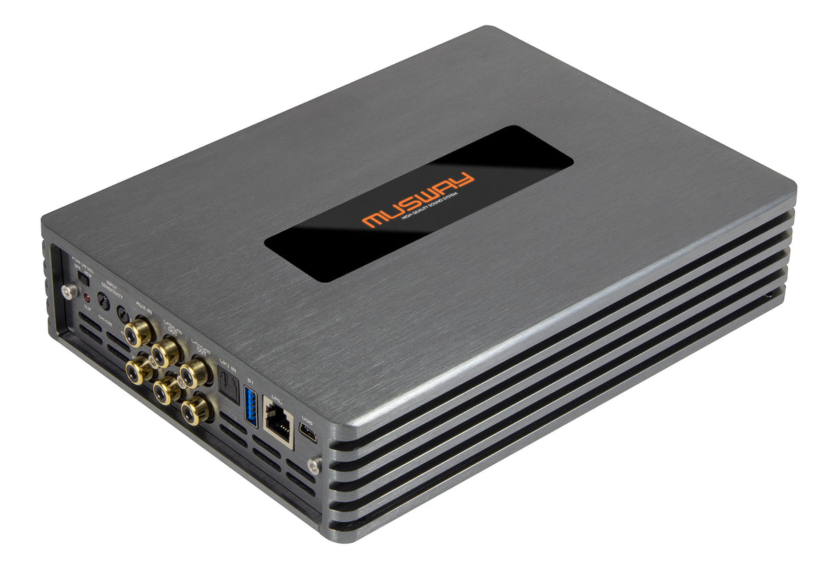 Musway M4+V3 amplificatore in classe D 4 canali con DSP 8 canali