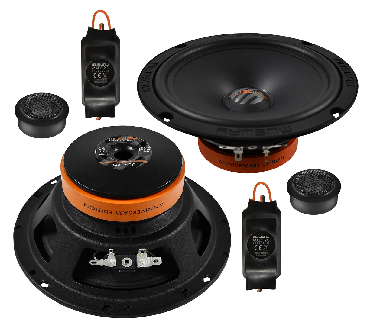 Musway MAE6.2C kit a 2 vie da 165mm 3 Ohm 200W