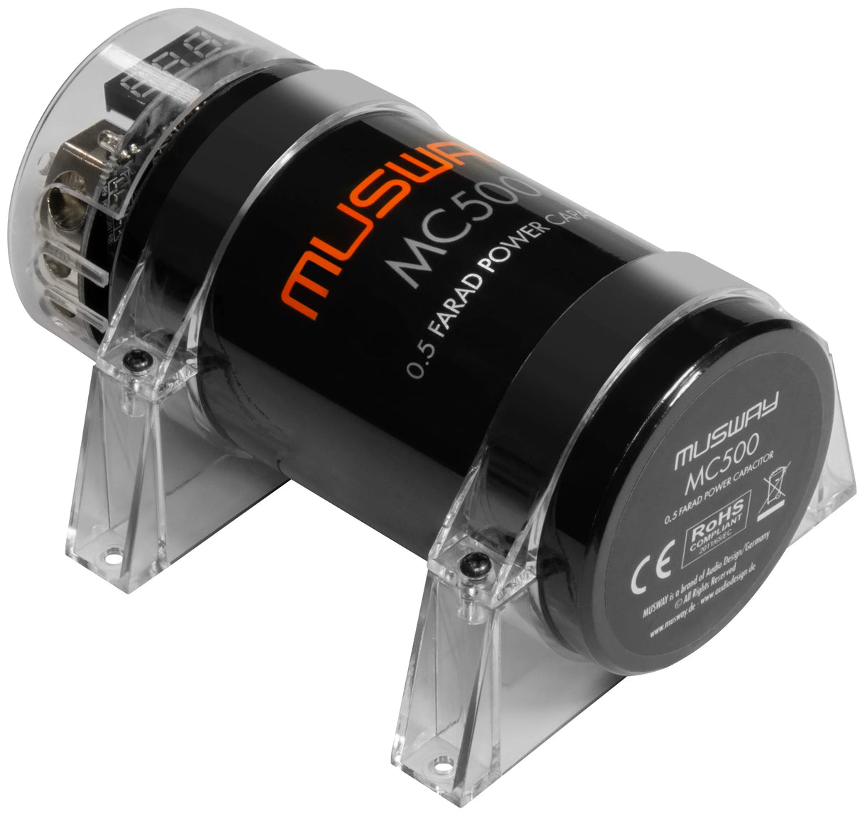 Musway MC500 condensatore di potenza da 0,5 con blocco di distribuzione integrato
