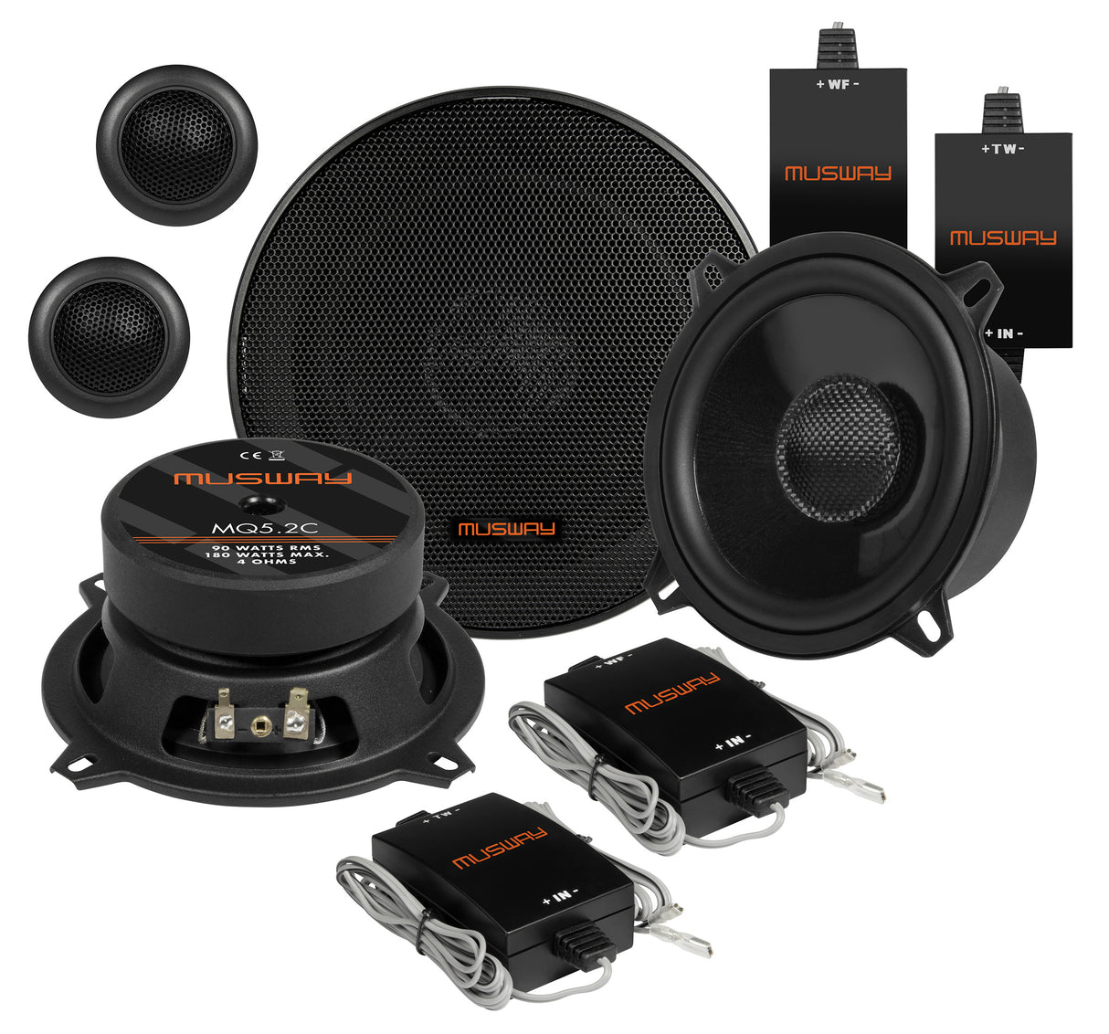 Musway MQ5.2C kit a 2 vie da 130mm 4 Ohm 180W
