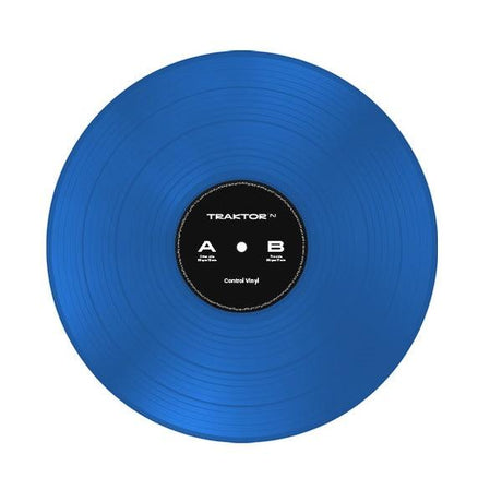 NATIVE INSTRUMENTS TRAKTOR CONTROL VINYL BLUE VINILE DI CONTROLLO BLU - TechSoundSystem.com