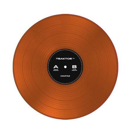 NATIVE INSTRUMENTS TRAKTOR CONTROL VINYL ORANGE VINILE DI CONTROLLO TRASPARENTE - TechSoundSystem.com