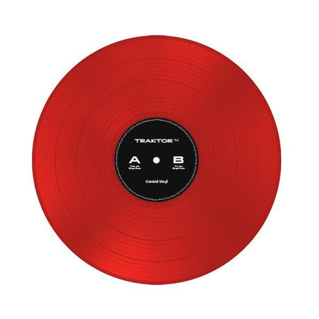 NATIVE INSTRUMENTS TRAKTOR CONTROL VINYL RED VINILE DI CONTROLLO ROSSO - TechSoundSystem.com