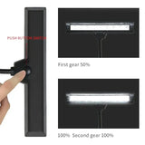 HEBIKUO PD14 LAMPADA 10 LED DA LEGGIO RIPIEGABILE BATTERIA RICARICABILE USB INDICATORE DI CARICA + CAVO