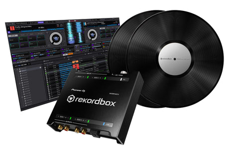 PIONEER INTERFACE 2 INTERFACCIA AUDIO PER DJ CON REKORDBOX DJ E REKORDBOX DVS + 2 VINILI DI CONTROLLO TIME CODE RB-VS1-K - TechSoundSystem.com