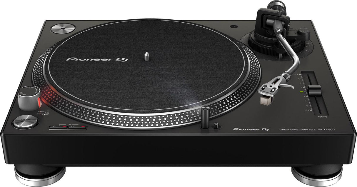 PIONEER PLX 500-K GIRADISCHI A TRAZIONE DIRETTA + PORTA USB COLORE NERO - TechSoundSystem.com
