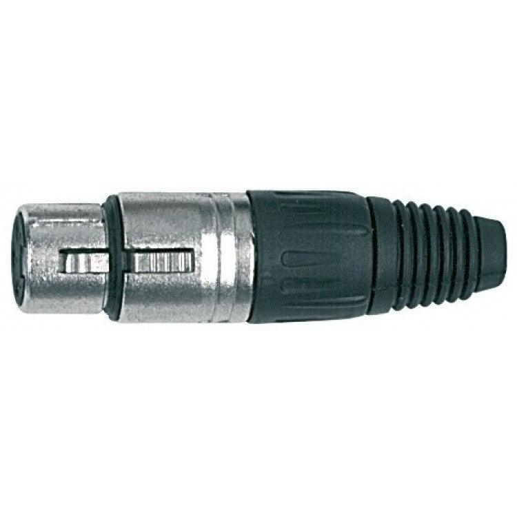 PROEL XLR3FV CONNETTORE XLR FEMMINA DA SALDARE PRESA VOLANTE - TechSoundSystem.com