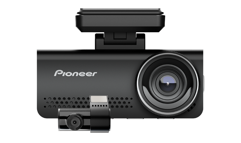 Pioneer VREC-Z820DC Dash Camera 2CH anteriore e posteriore, 2a camera inclusa - 4K - Visione 139° -  Display 3,2" - ADAS - Wifi
