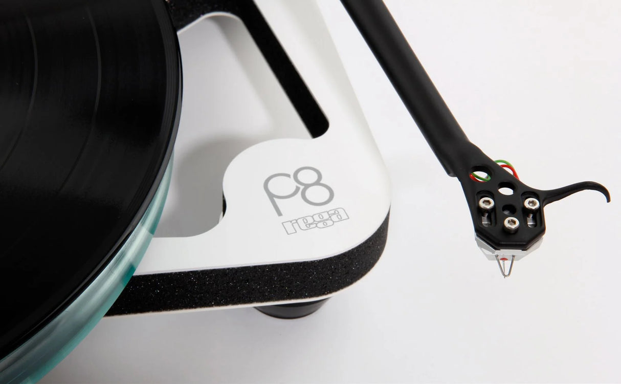 REGA Planar 8 BIANCO Giradischi HIFI triplo piatto in vetro, braccio RB880 alimentazione esterna (Copia)