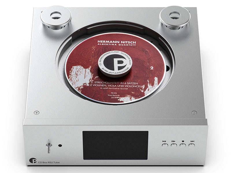 Pro-ject CD BOX RS2 Tube Lettore CD Hi-End con stadio di uscita a valvole, meccanica SUOS DM-3381 CD-DA Red Book