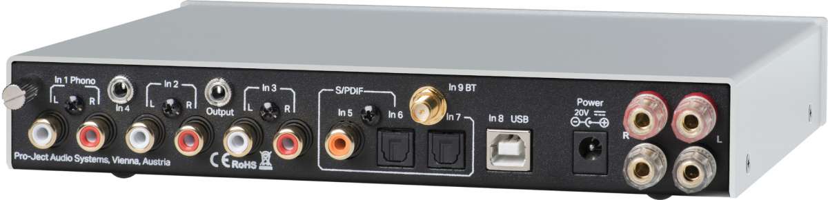 Pro-ject MAIA S2 CHROME Amplificatore integrato audiophile con DAC e Bluetooth AptX