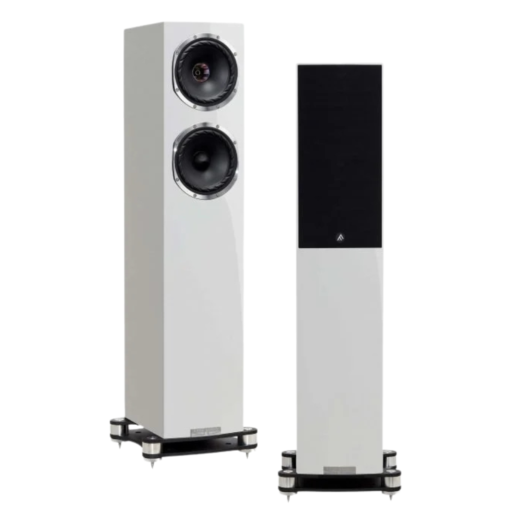 Fyne Audio F501SP coppia diffusori hi-end da pavimento 2 vie 1/2 bass-reflex BassTrax 150mm 8 Ohm 320W