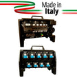 QUADRO CORRENTE POWERBOX TARTARUGA SPINA 32A PENTAPOLARE TRIFASE 9 PRESE CEE 16A MONOFASE 3 SPIE VOLTOMETRO AMPEROMETRO - TechSoundSystem.com