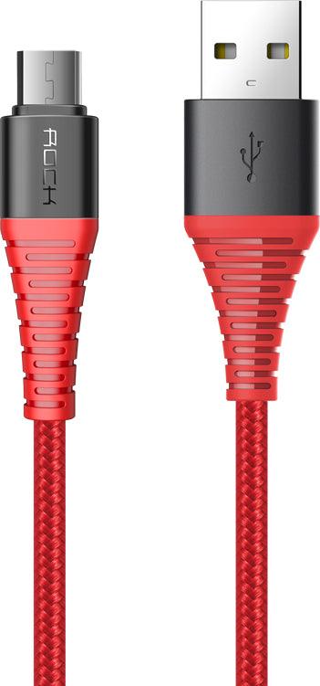 ROCK RCB 0598-R Cavo Micro USB - Rosso - TechSoundSystem.com