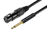 RIDEM RDM C76 Cavo XLR F / Jack 6,3mm mono - 6mt - TechSoundSystem.com